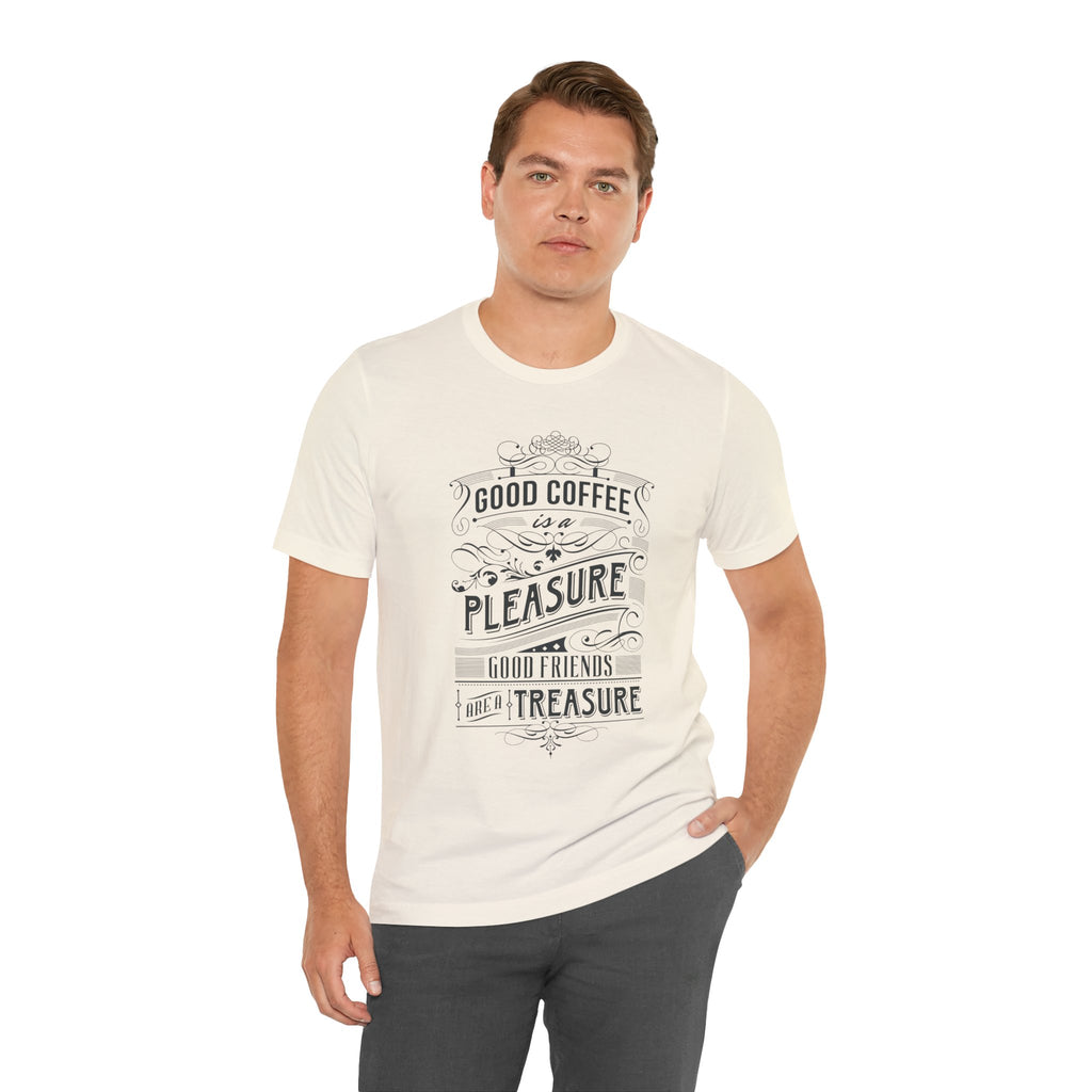 Vintage Coffee Graphic T-Shirt – Lightweight Airlume Cotton Tee