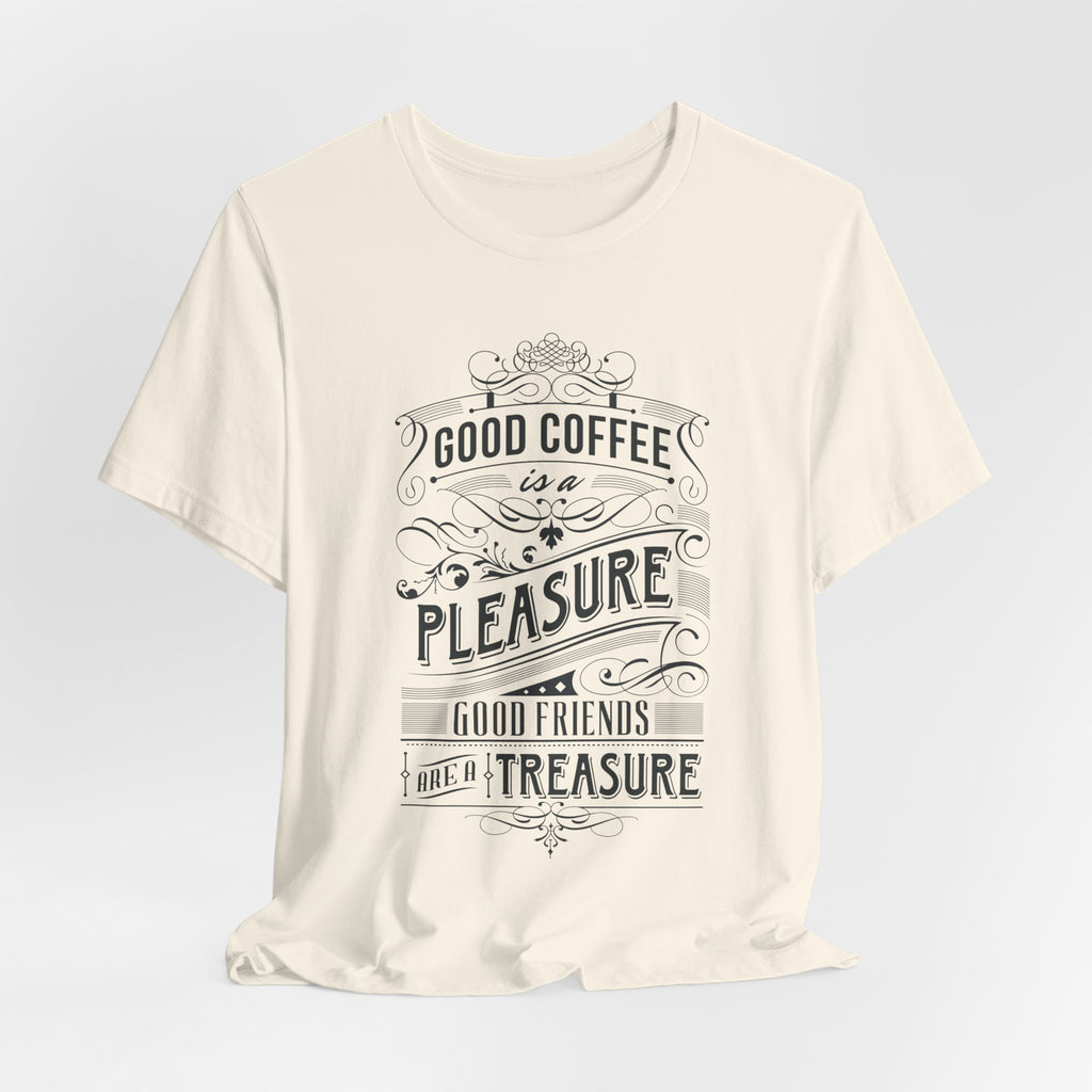 Vintage Coffee Graphic T-Shirt – Lightweight Airlume Cotton Tee