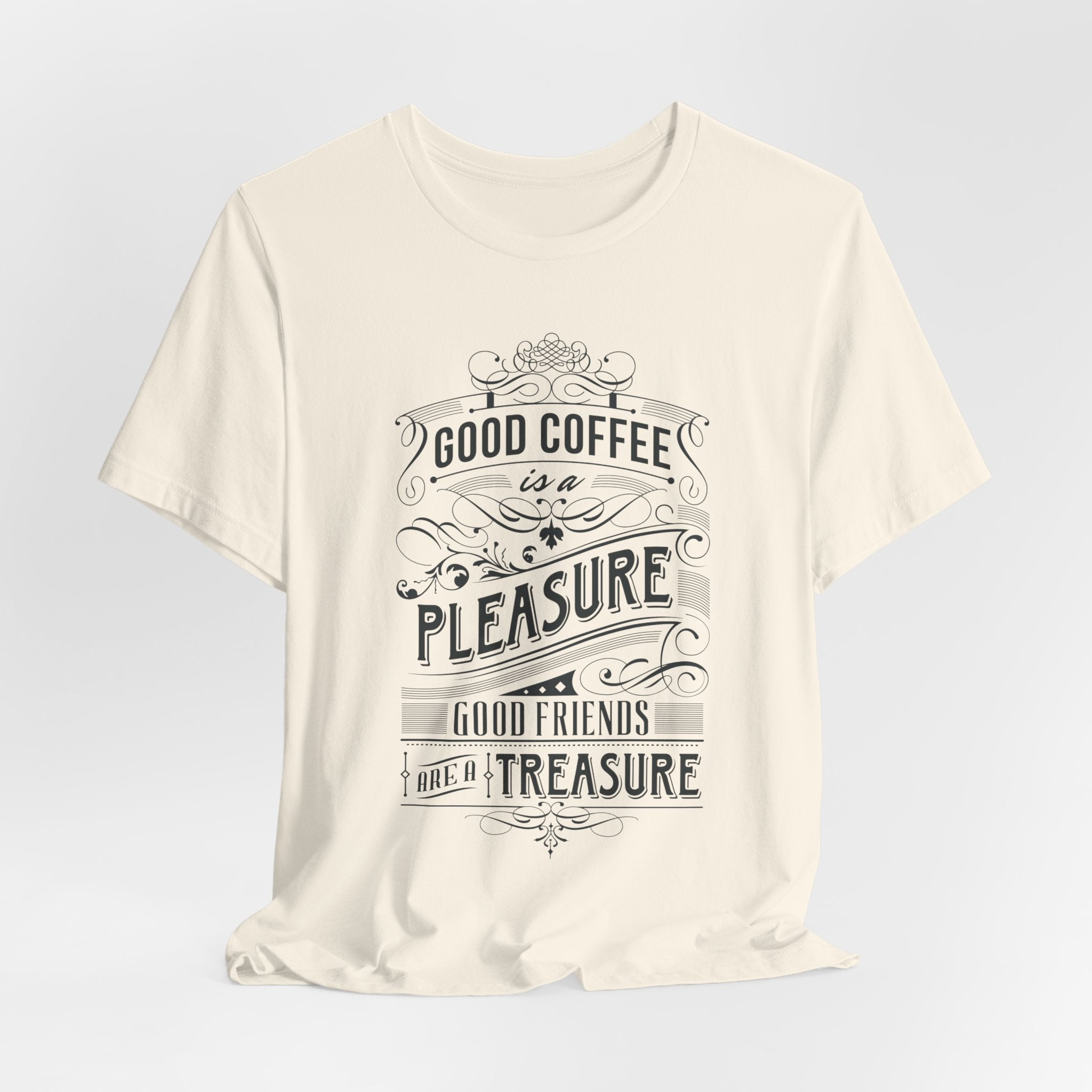 Vintage Coffee Graphic T-Shirt – Lightweight Airlume Cotton Tee