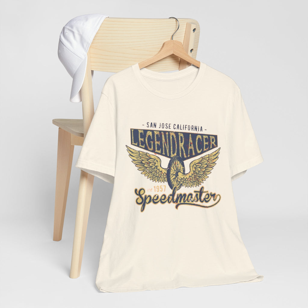 Faded Gold Eagle Racing Tee | Vintage Racer Short Sleeve Tee