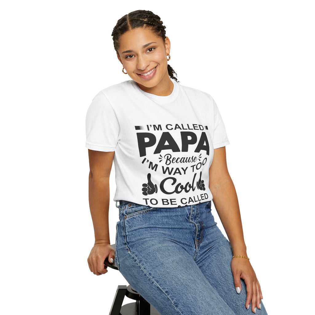 PAPA Retro Grin T-Shirt | Garment-Dyed Heavyweight Tee