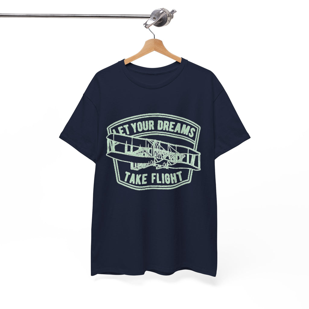 Let Your Dreams Take Flight Vintage Airplane Tee