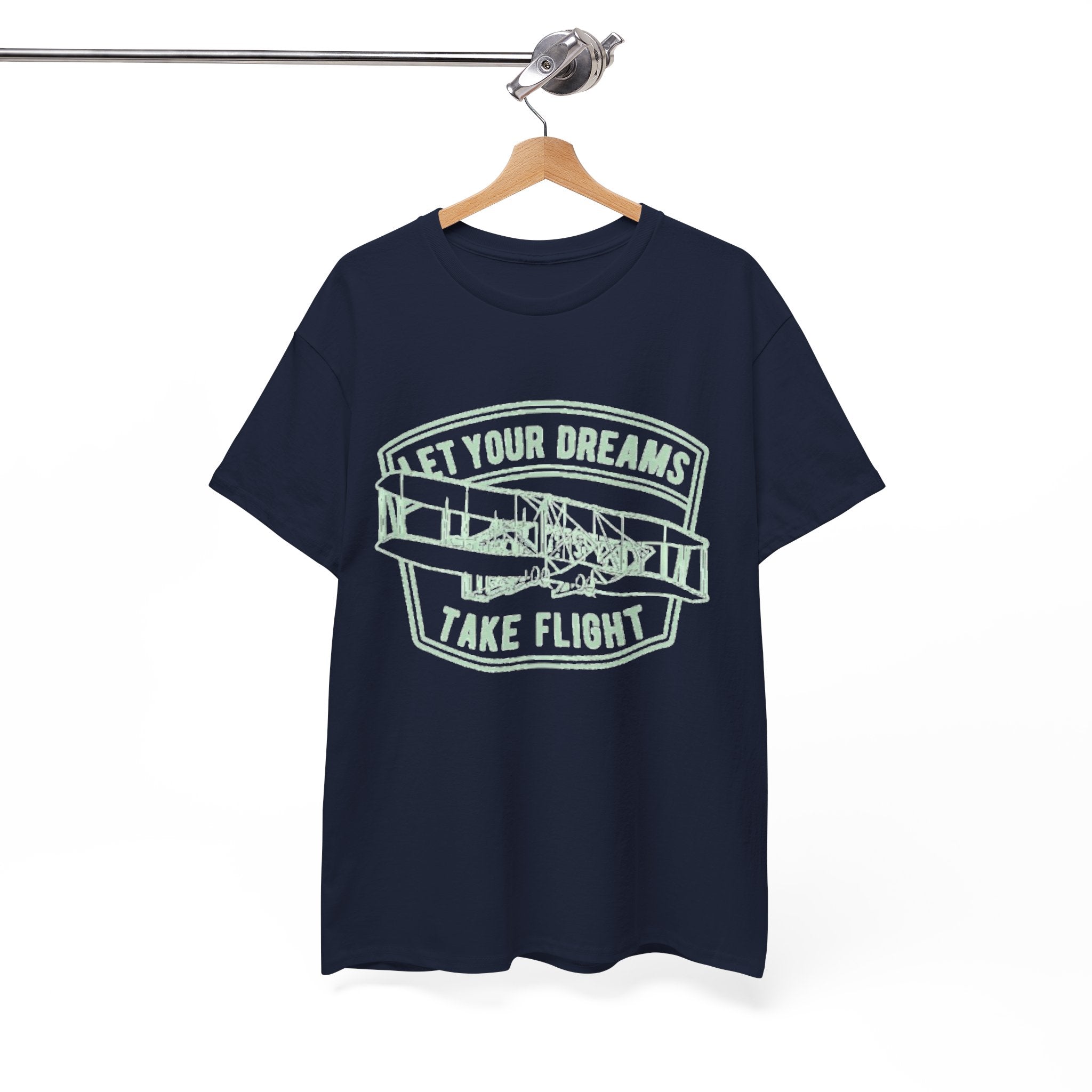 Let Your Dreams Take Flight Vintage Airplane Tee