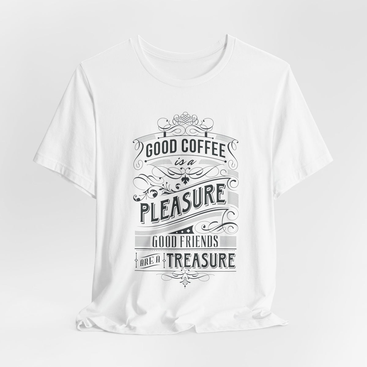Vintage Coffee Graphic T-Shirt – Lightweight Airlume Cotton Tee