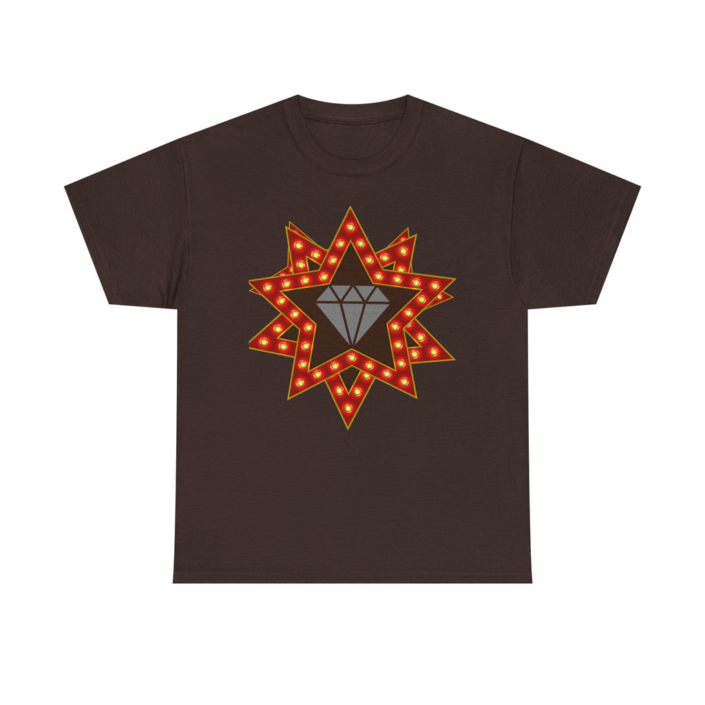 Vibrant Starburst Tee | Cotton Starburst Graphic Shirt