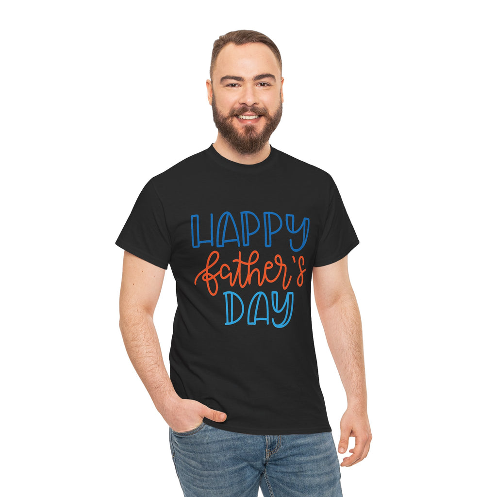 Happy Fathers Day Shirt | Fathers Day Gift for Dad | Hand Lettered Dad T Shirt | Fathers Day Tee