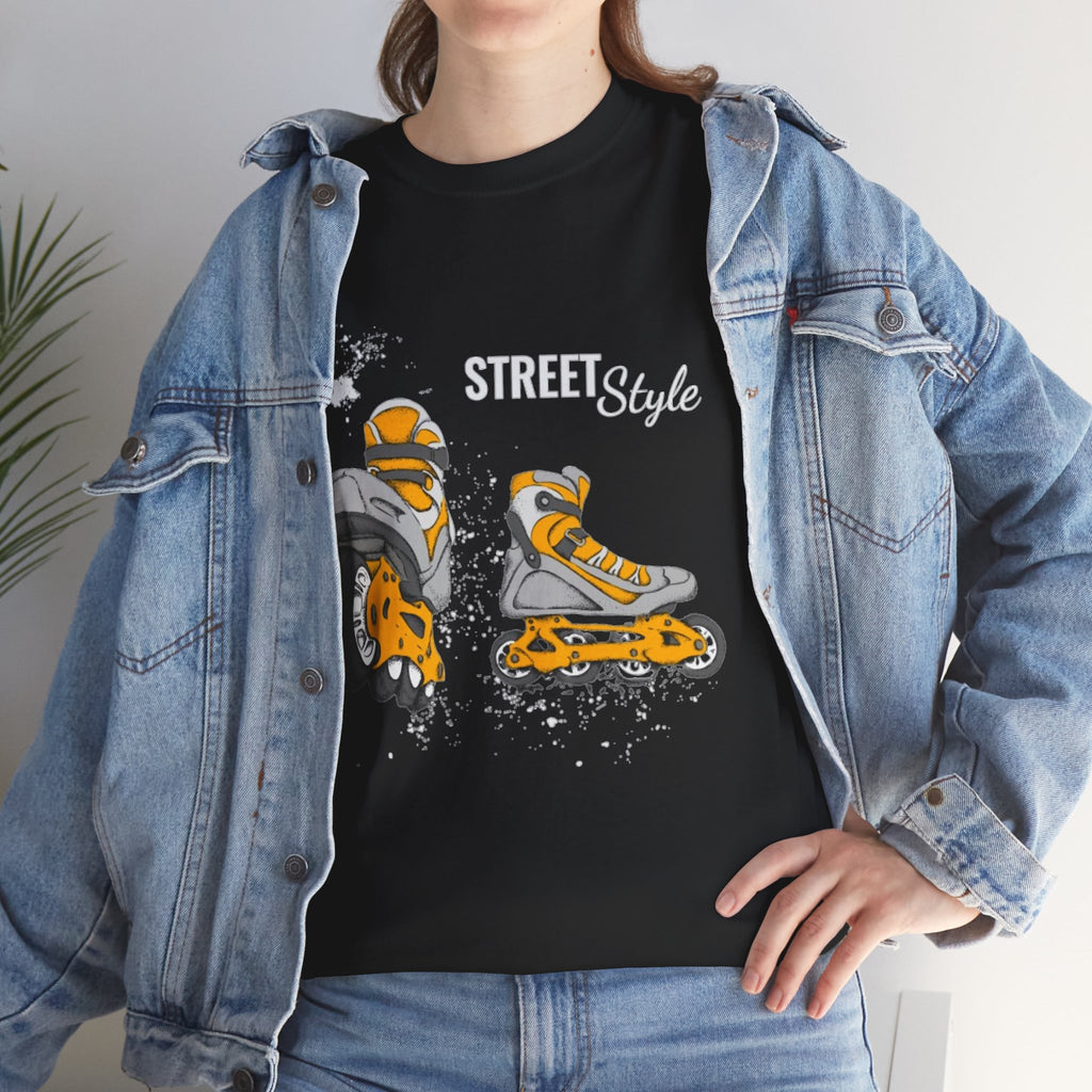 Street Style Rollerblade Graphic Tee — “STREET Style” Retro Inline Skate Tee
