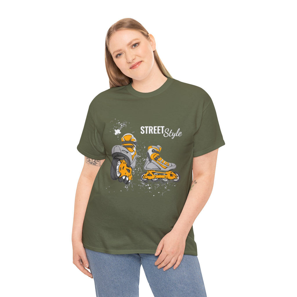 Street Style Rollerblade Graphic Tee — “STREET Style” Retro Inline Skate Tee