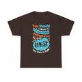 Move Past Doubt Tee | Bold Hand-Lettered Blue & Orange Typography
