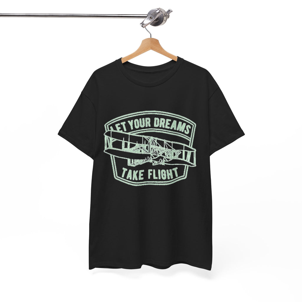 Let Your Dreams Take Flight Vintage Airplane Tee