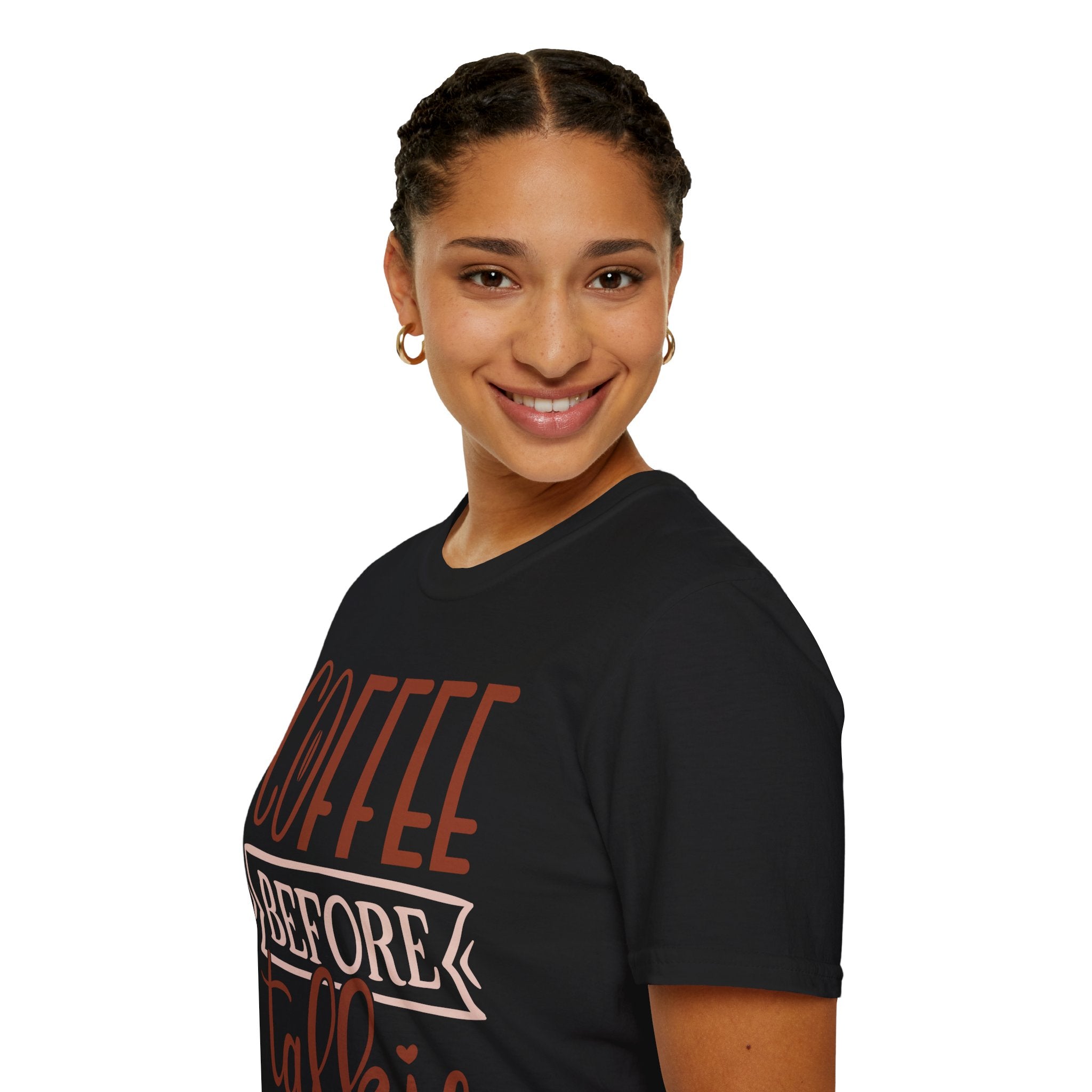 Coffee Before Talkie T-Shirt — Funny Morning Coffee Tee for Coffee Lovers