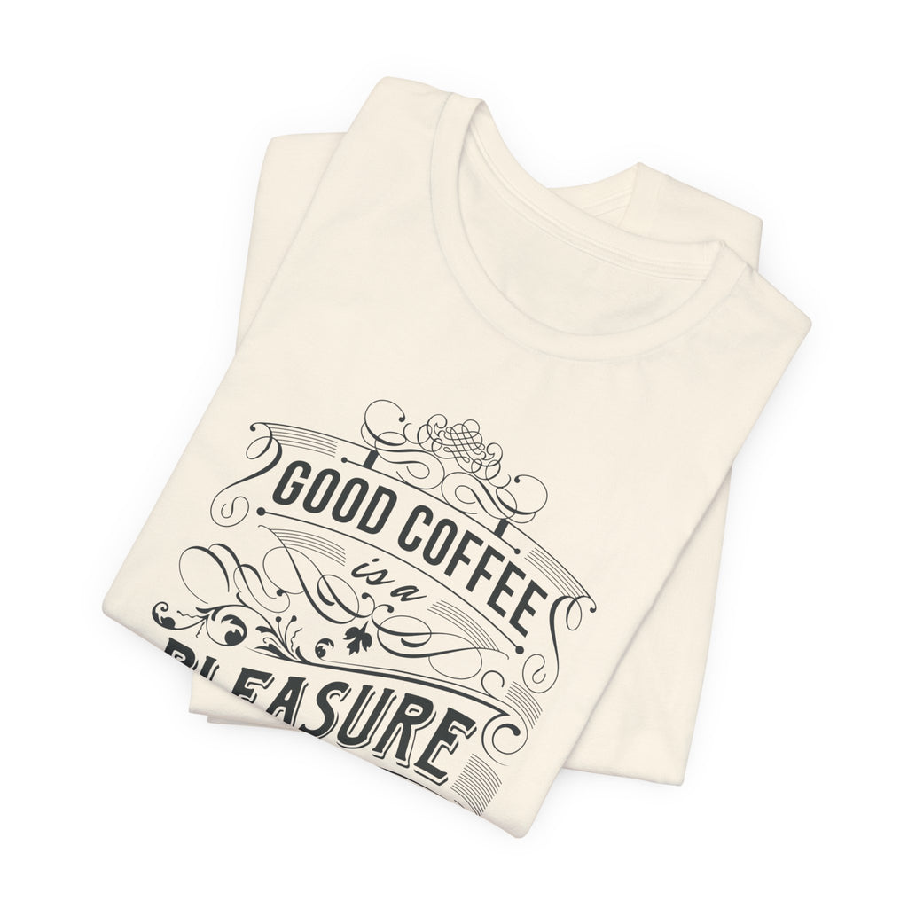 Vintage Coffee Graphic T-Shirt – Lightweight Airlume Cotton Tee