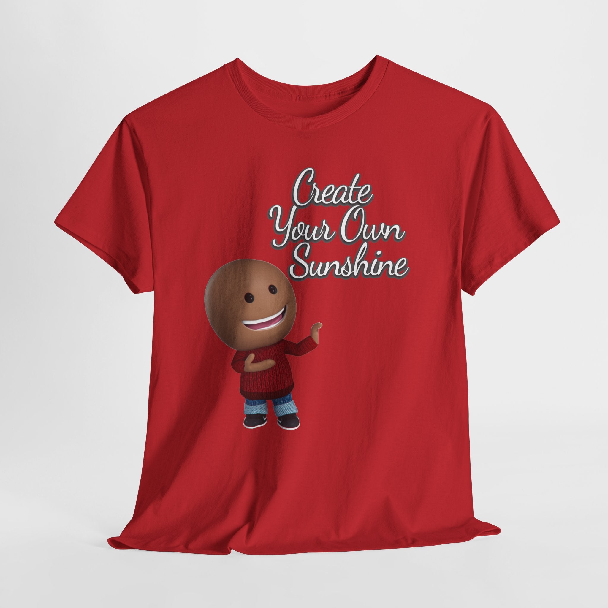 Create Your Sunshine graphic tee | hand-lettered positive message