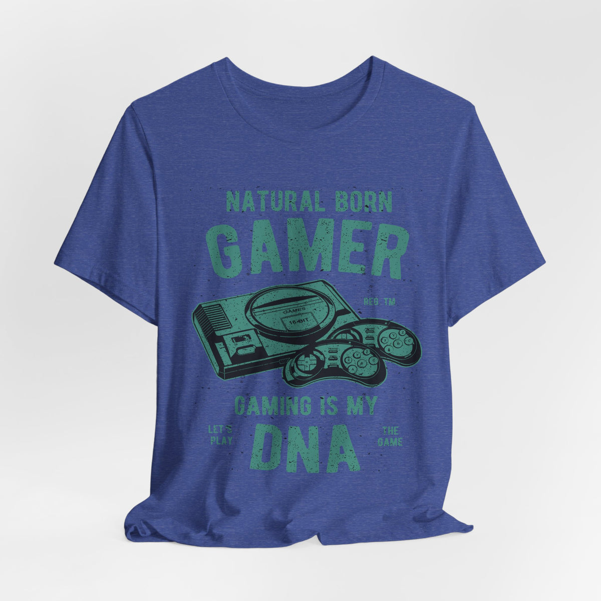 Natural Born Gamer Tee — Gaming Is My DNA" Retro Console T-Shirt