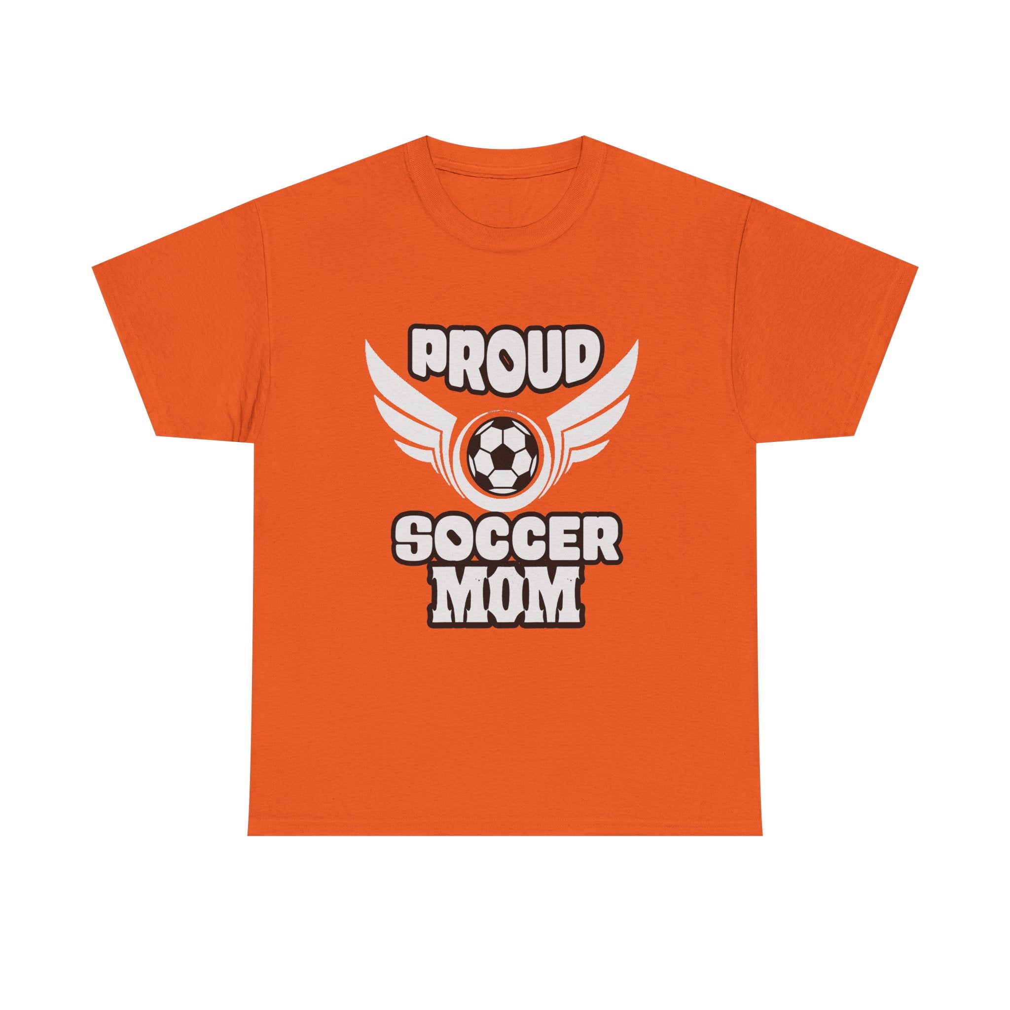 Proud Soccer Mom Tee | Soccer Ball with Wings
