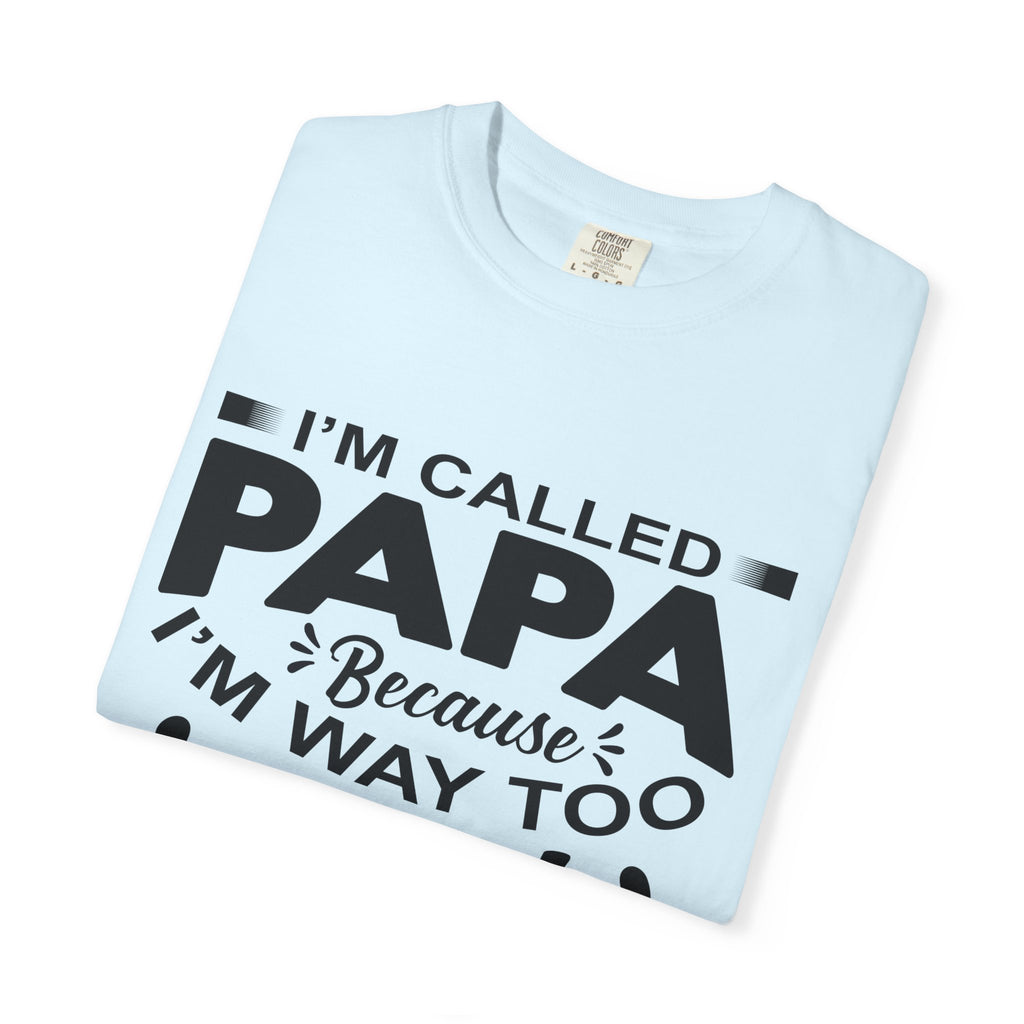 PAPA Retro Grin T-Shirt | Garment-Dyed Heavyweight Tee