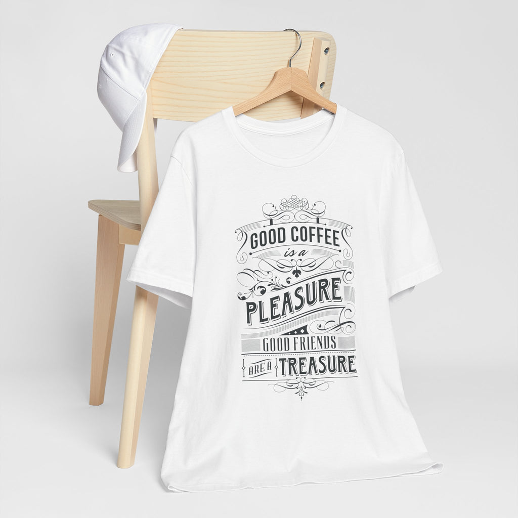 Vintage Coffee Graphic T-Shirt – Lightweight Airlume Cotton Tee