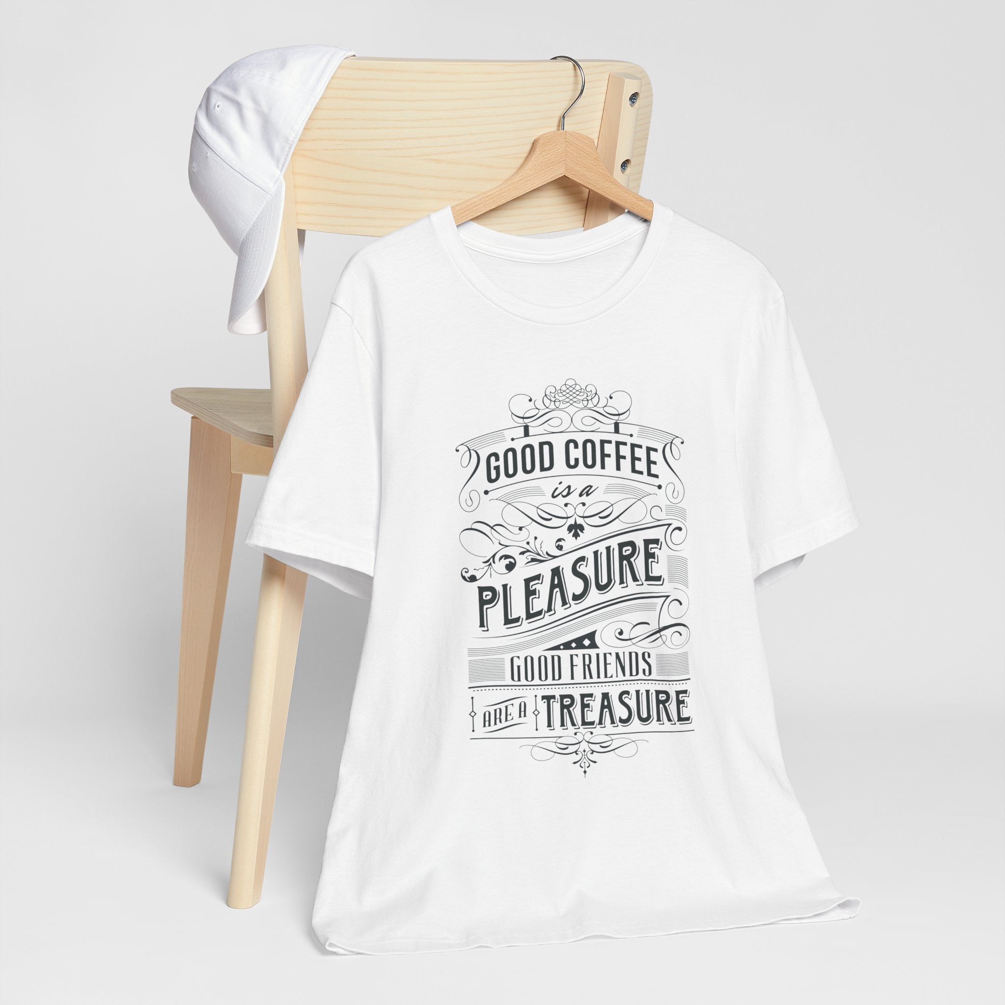 Vintage Coffee Graphic T-Shirt – Lightweight Airlume Cotton Tee