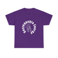 Unstoppable Energy lightning circle Tee | Minimalist bold white on black