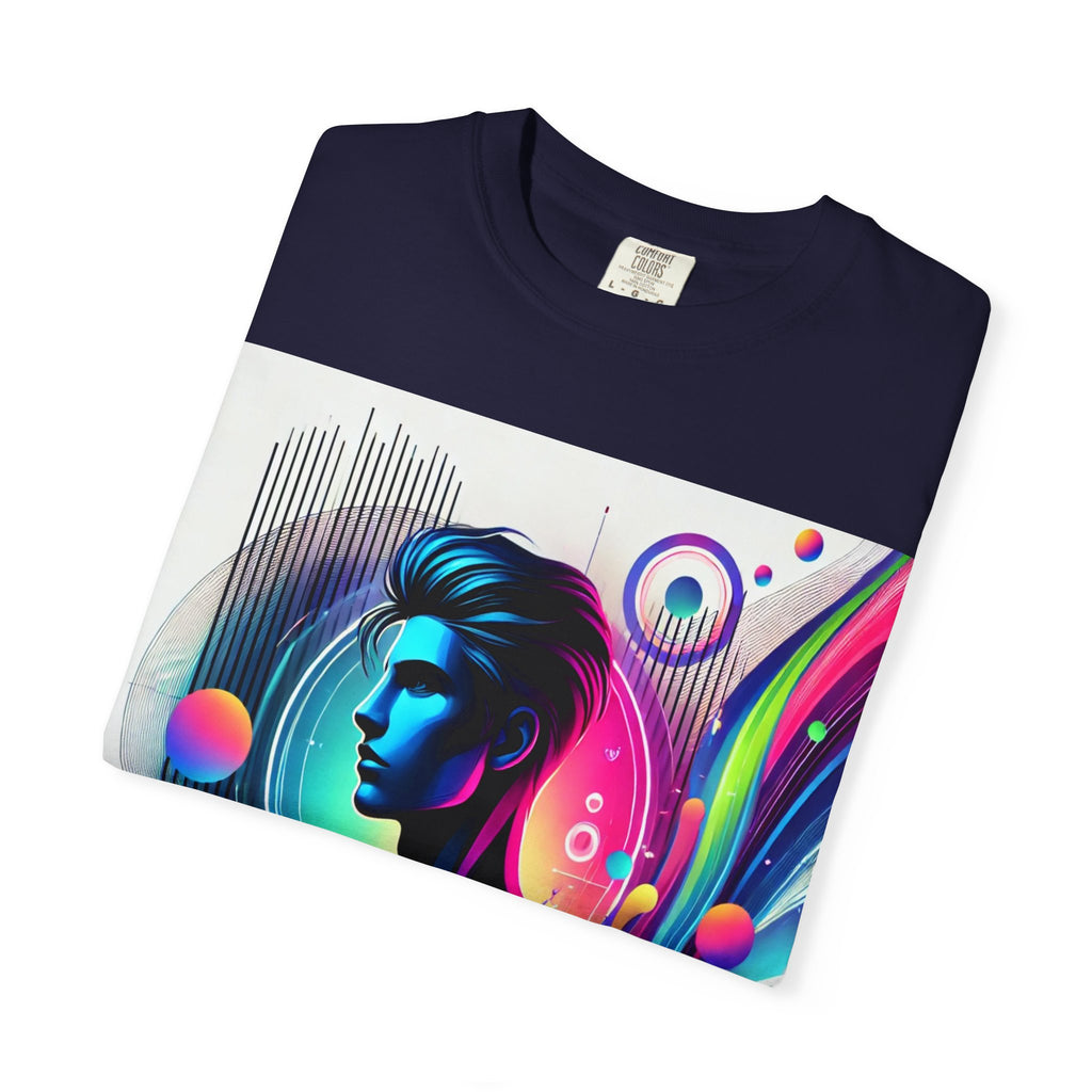 Abstract Graphic T Shirt Unisex Relaxed Fit Casual Tee