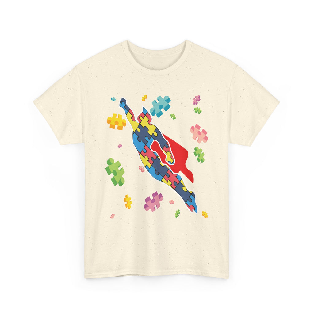 Puzzle Pieces Rocket Tee | Neurodiversity Puzzle Rocket Shirt