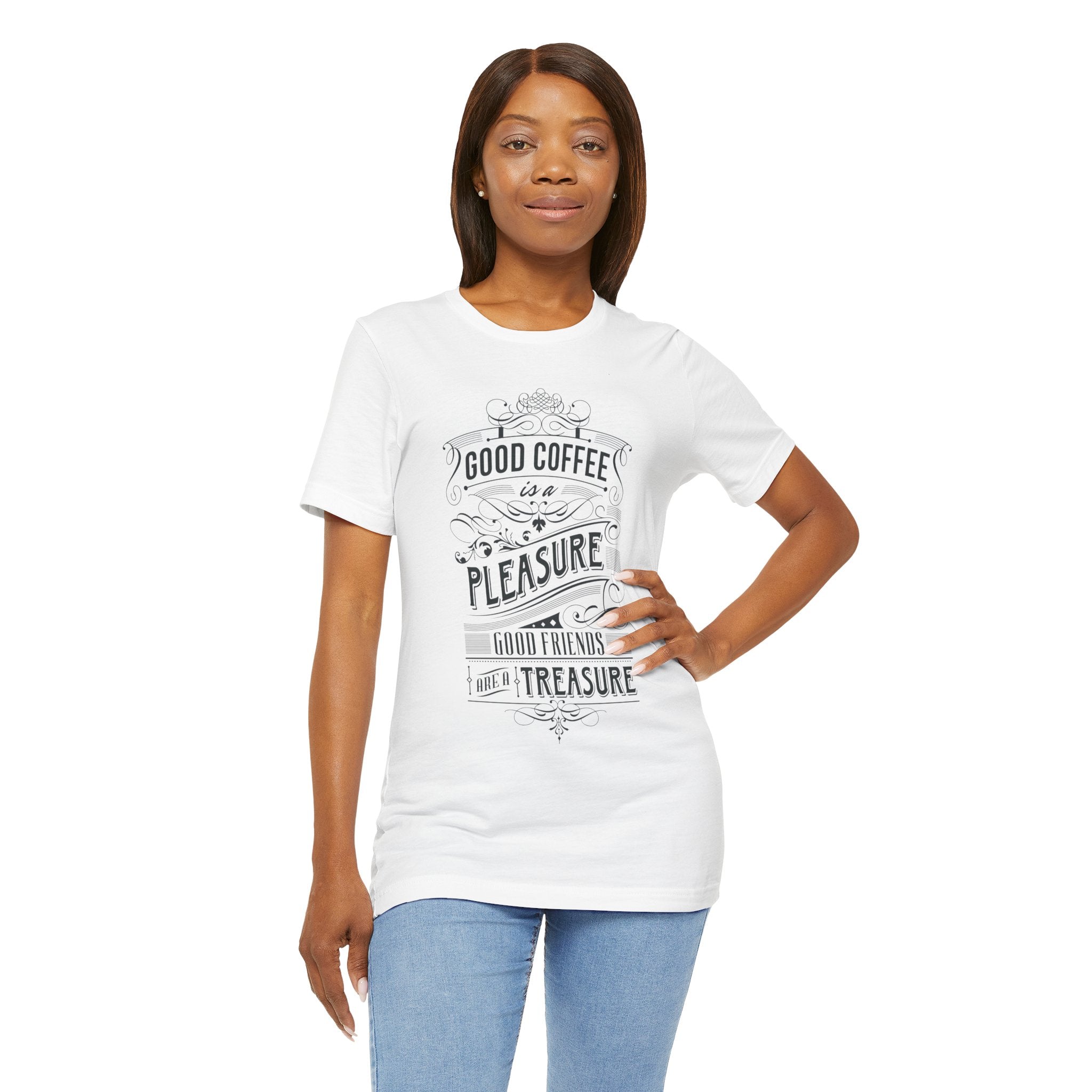 Vintage Coffee Graphic T-Shirt – Lightweight Airlume Cotton Tee
