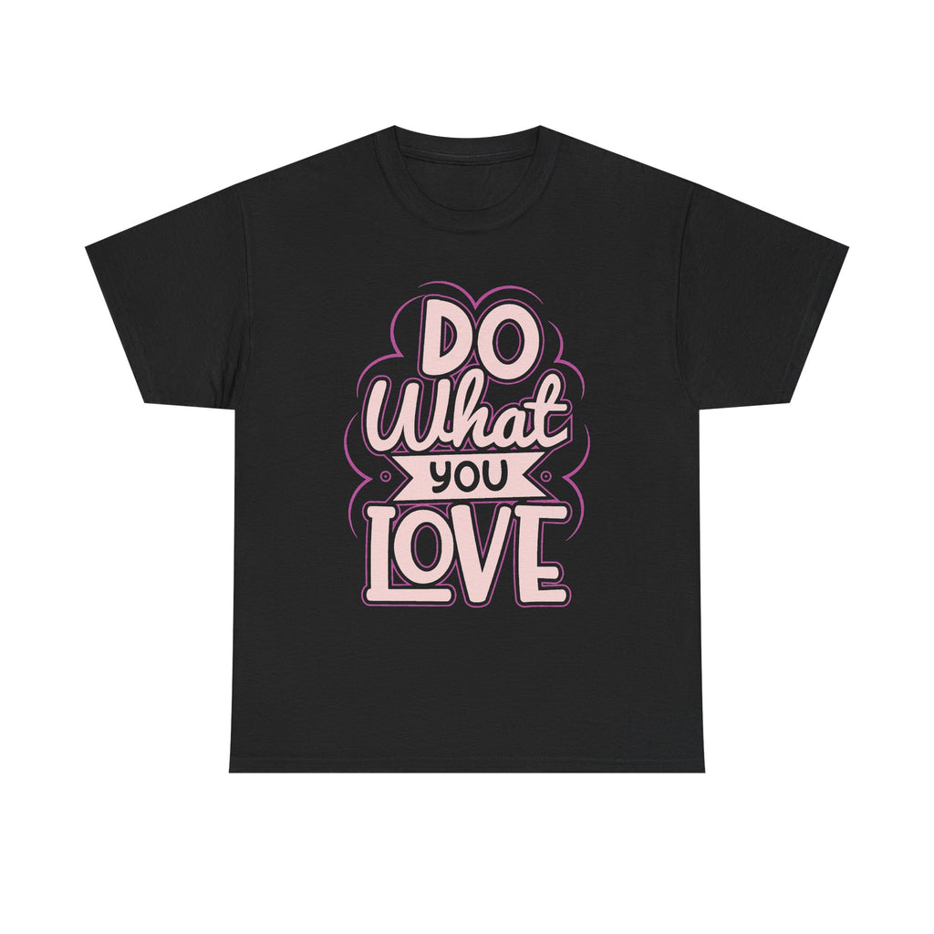 Do What You Love tee | Hand-lettered pastel pink reminder shirt