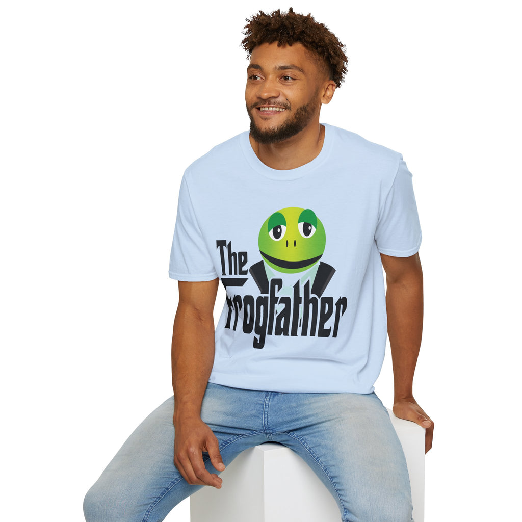 The Frogfather tuxedo frog T-Shirt | cheeky animal graphic tee