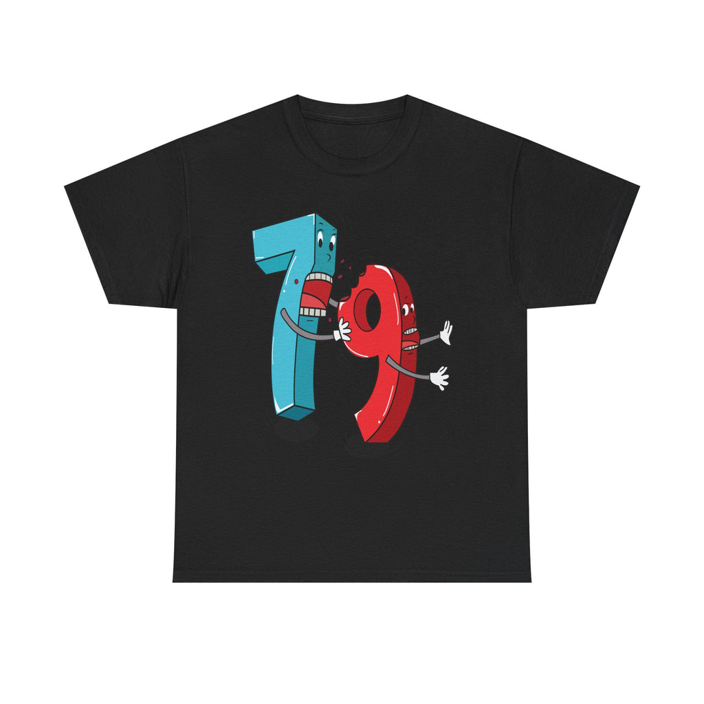 Math Humor Tee – Fighting Numbers Graphic, Lightweight Cotton Shirt