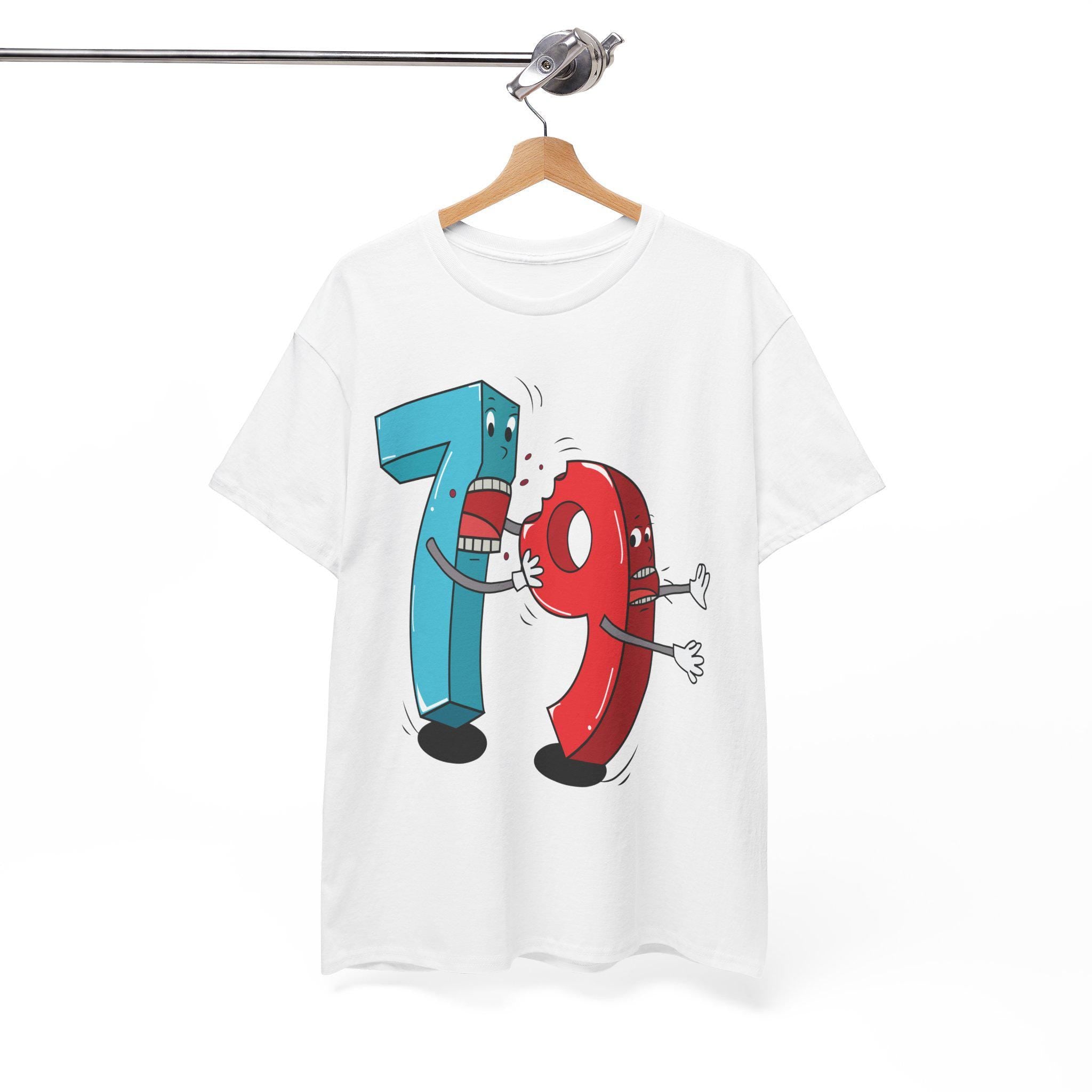 Math Humor Tee – Fighting Numbers Graphic, Lightweight Cotton Shirt