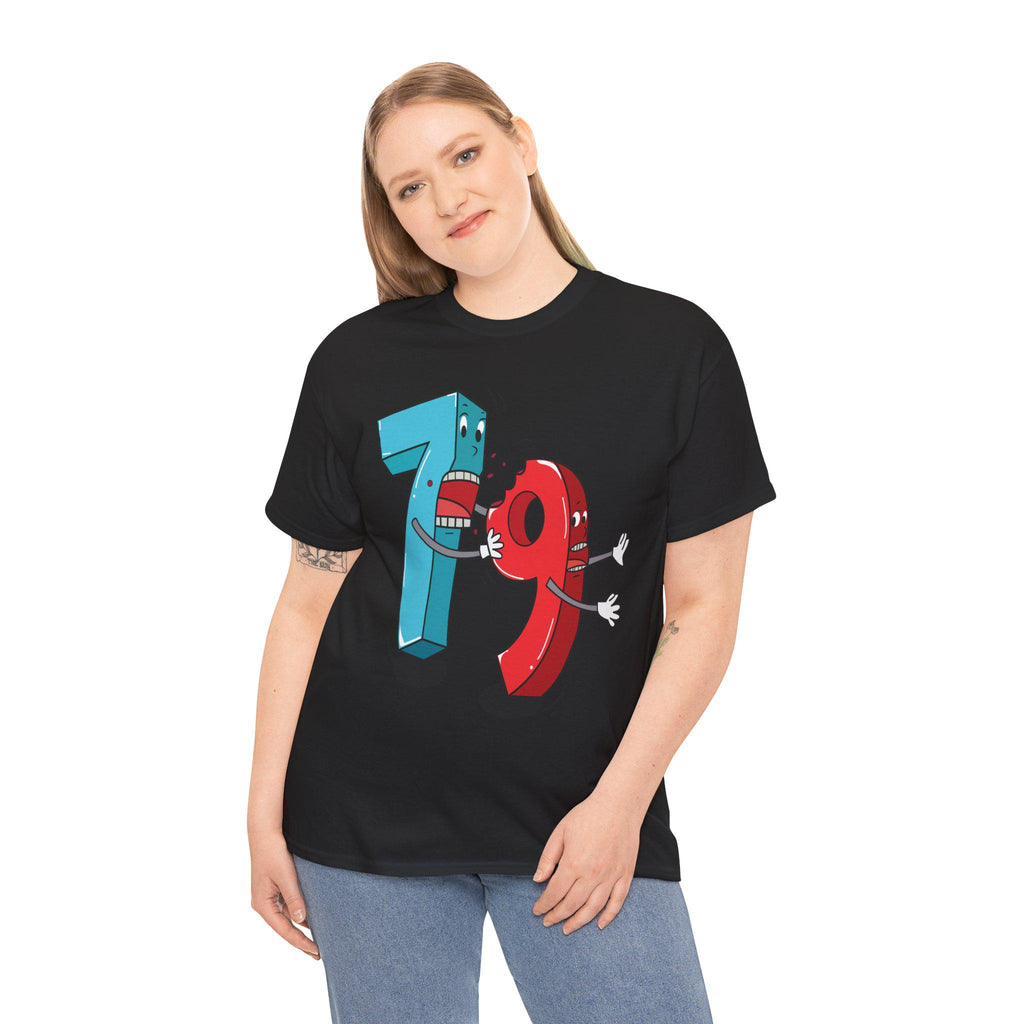 Math Humor Tee – Fighting Numbers Graphic, Lightweight Cotton Shirt