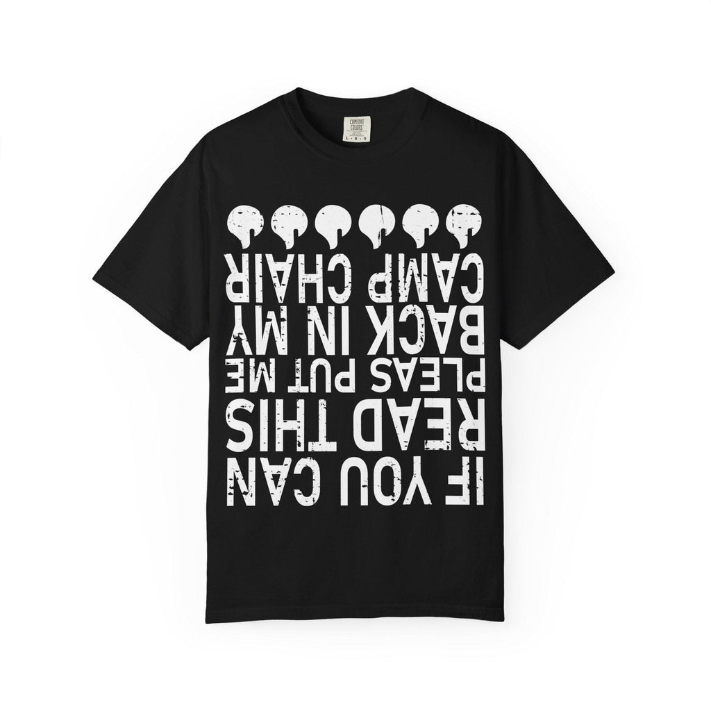 If You Can Read This Camp Chair Shirt Funny Camping T-Shirt Camper Gift Vintage