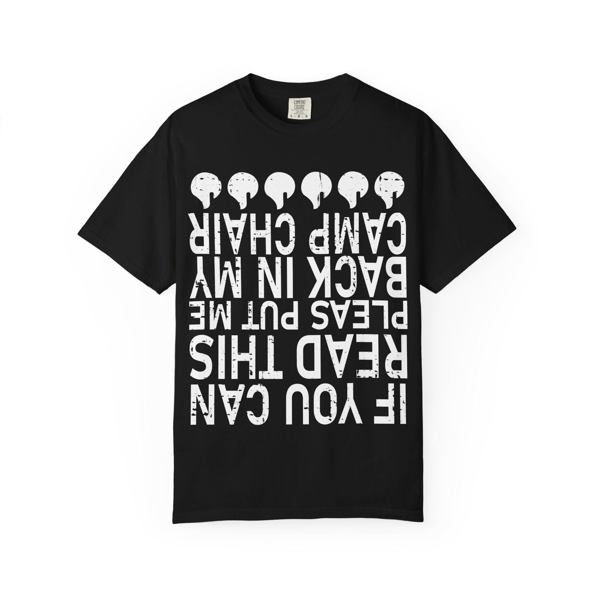 If You Can Read This Camp Chair Shirt Funny Camping T-Shirt Camper Gift Vintage