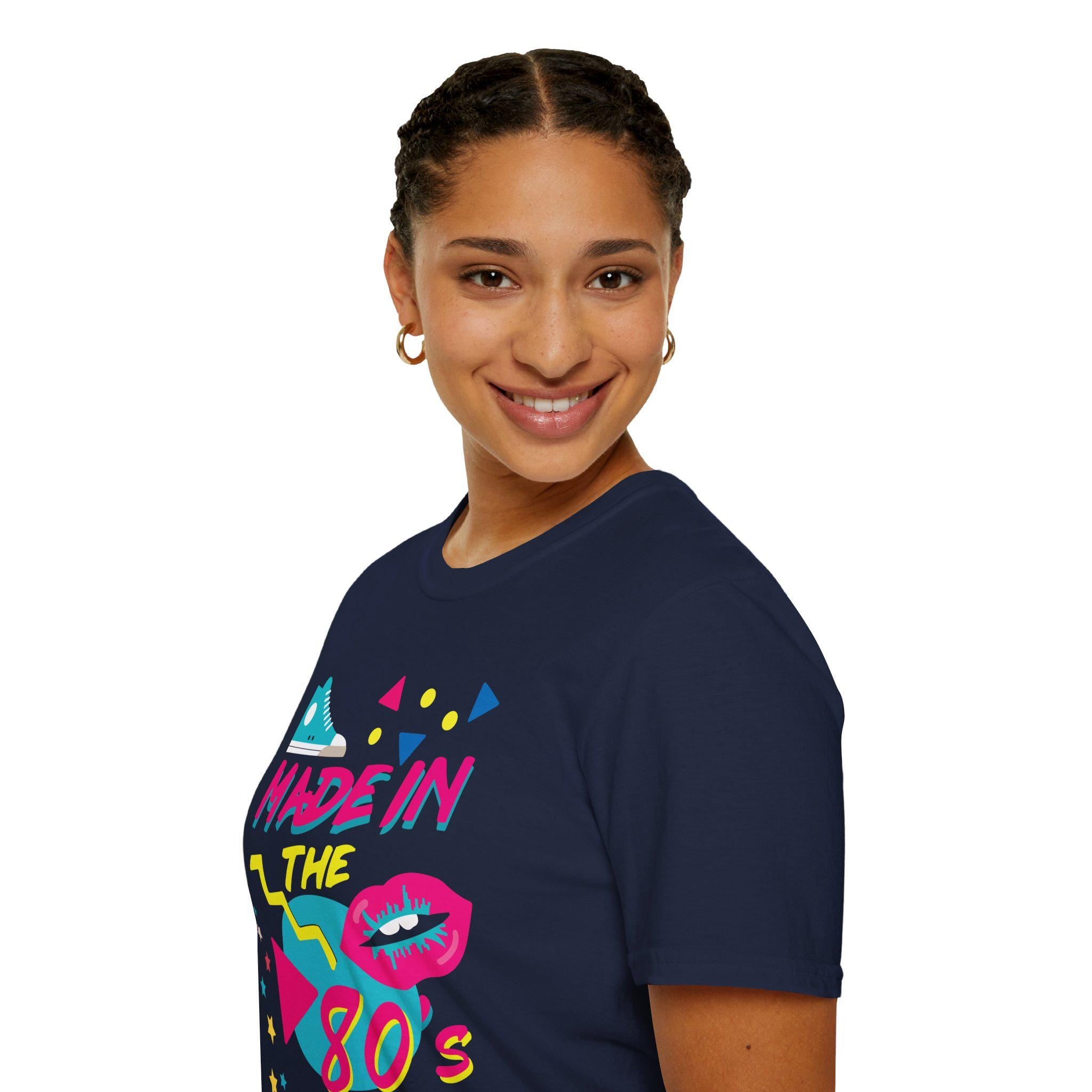Made in the 80s Retro Neon Tee | 80s Mixtape Nostalgia T-Shirt
