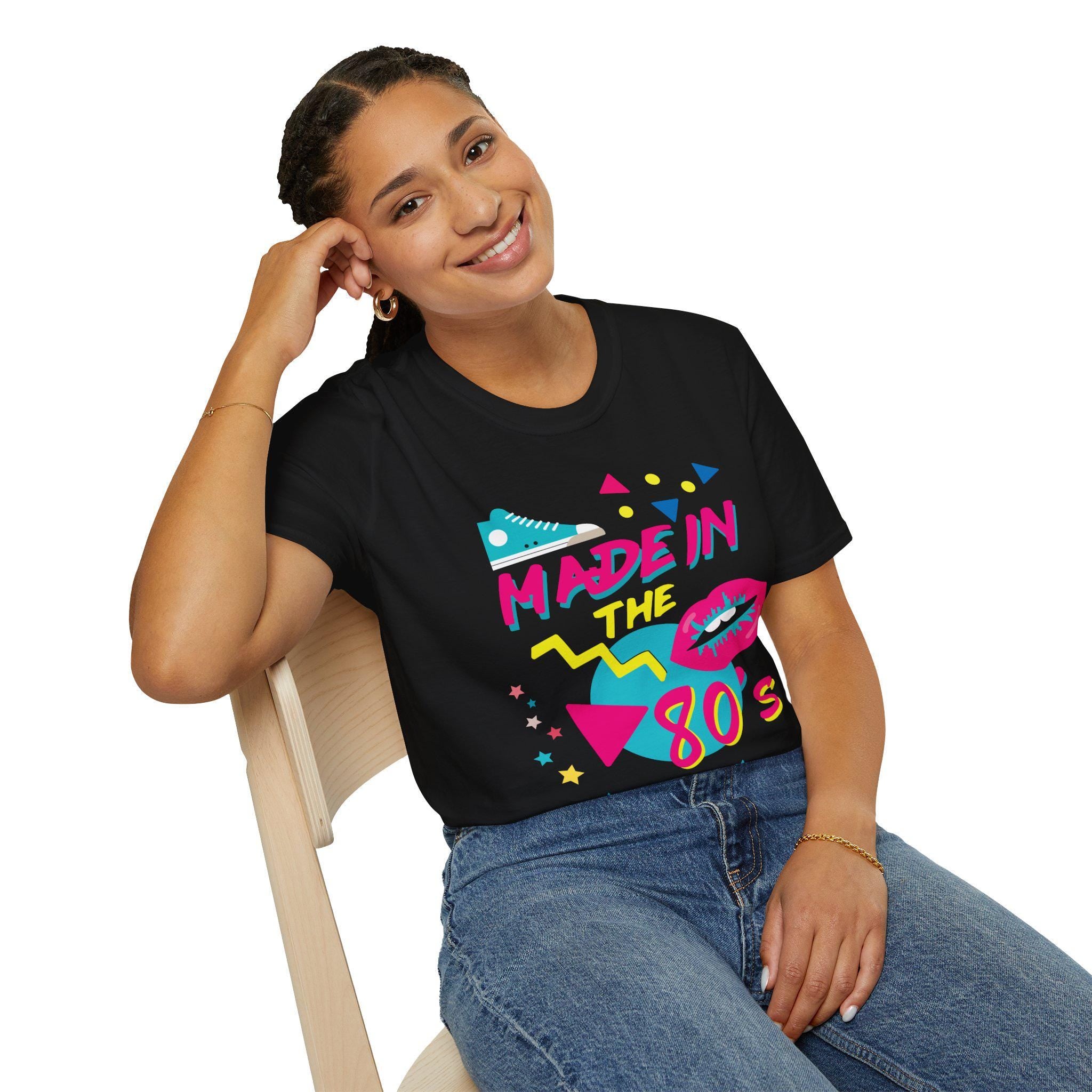 Made in the 80s Retro Neon Tee | 80s Mixtape Nostalgia T-Shirt