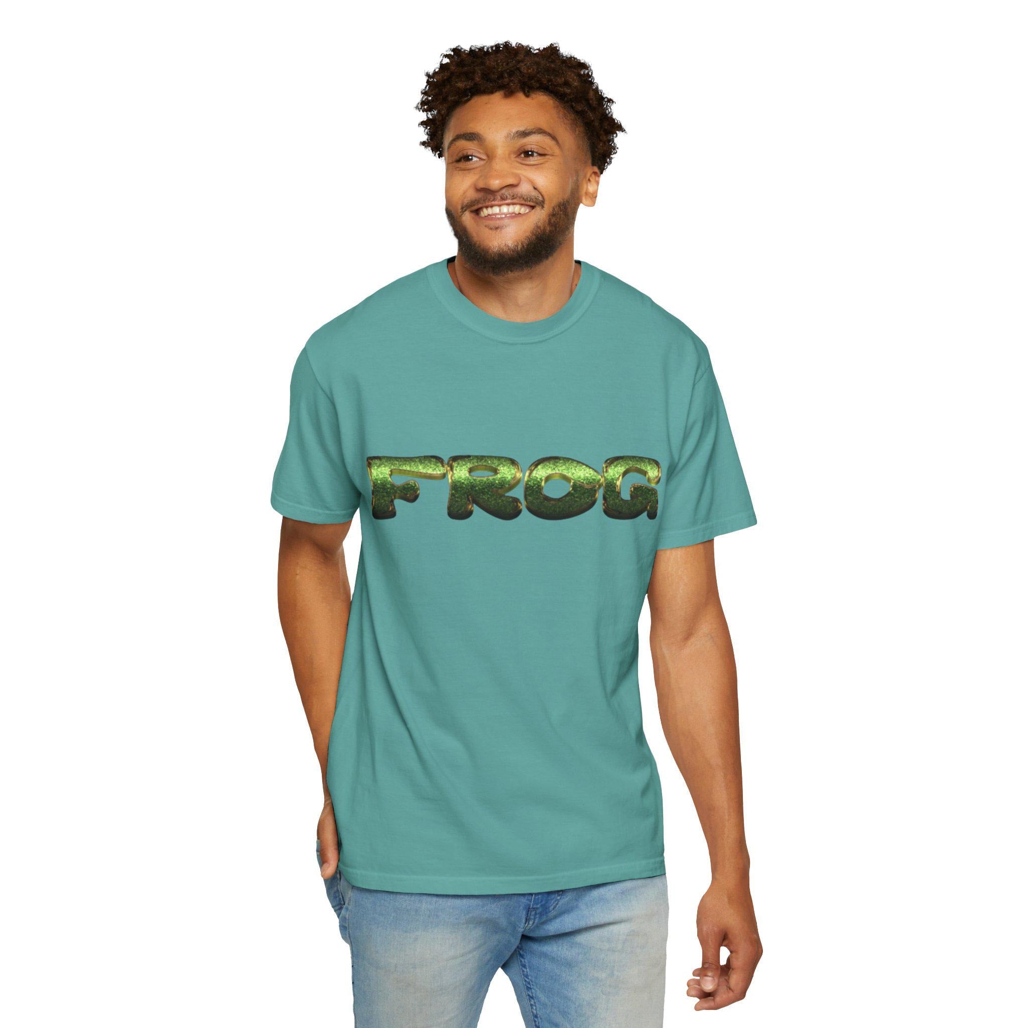Frog Graphic T-Shirt | 100% US Cotton, Garment-Dyed Tee