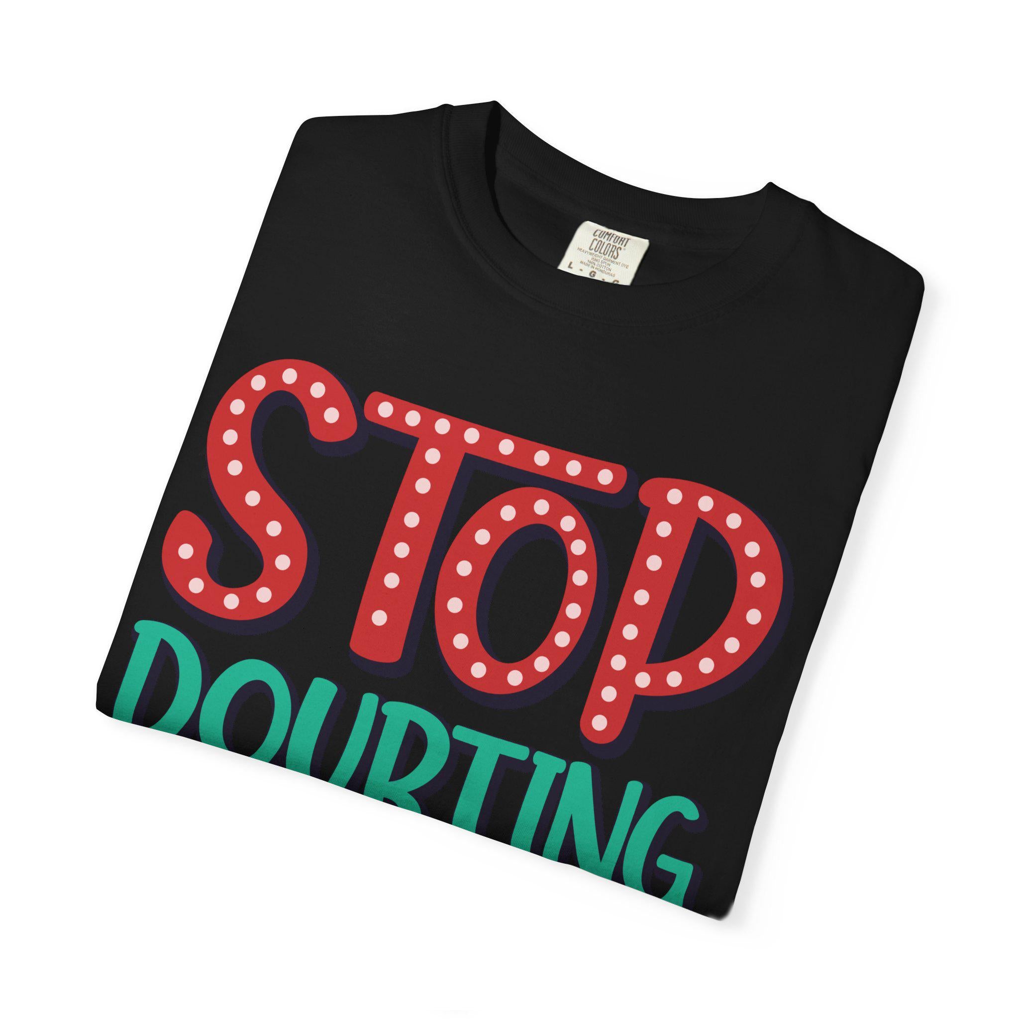 Make It Happen Shirt, Motivational Cotton Hand-Lettered Graphic Tee