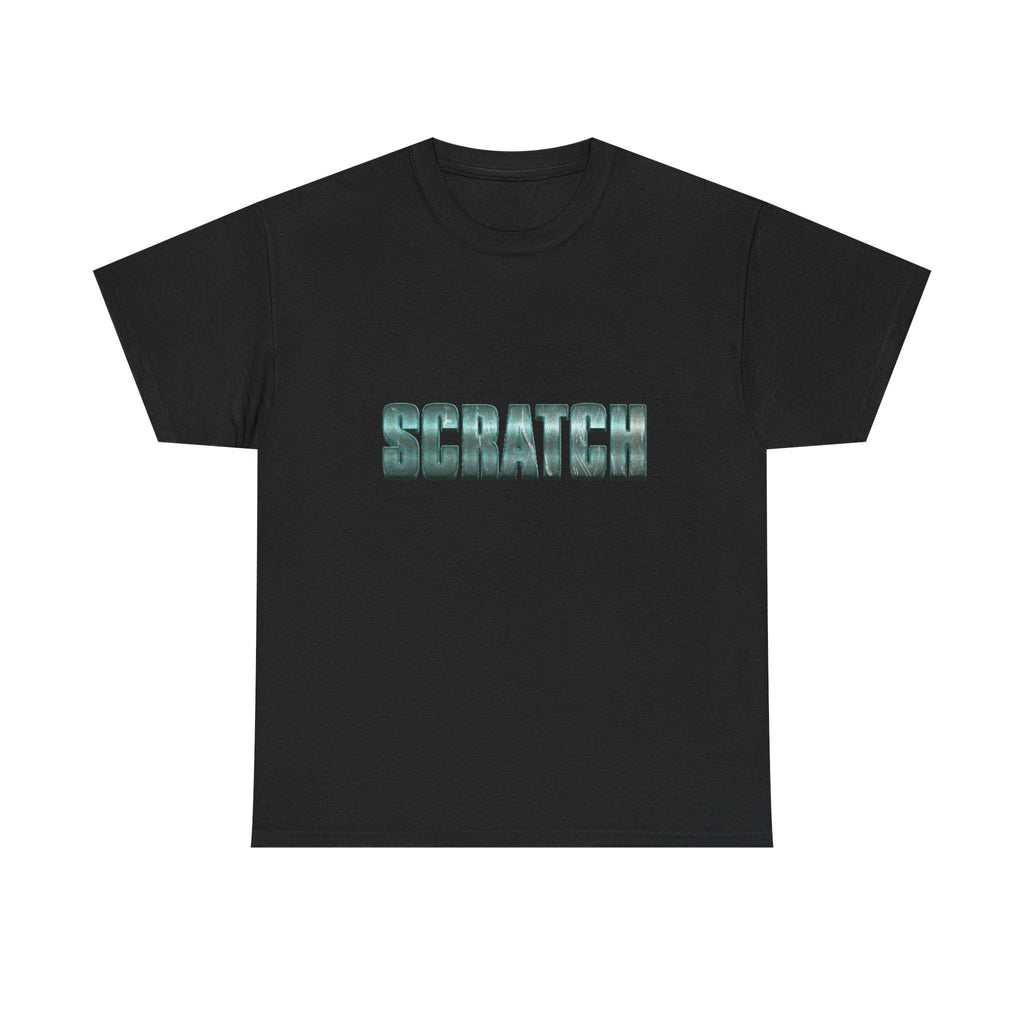 Scratch Shirt Minimalist Typography Graphic Tee Statement Unisex T-Shirt