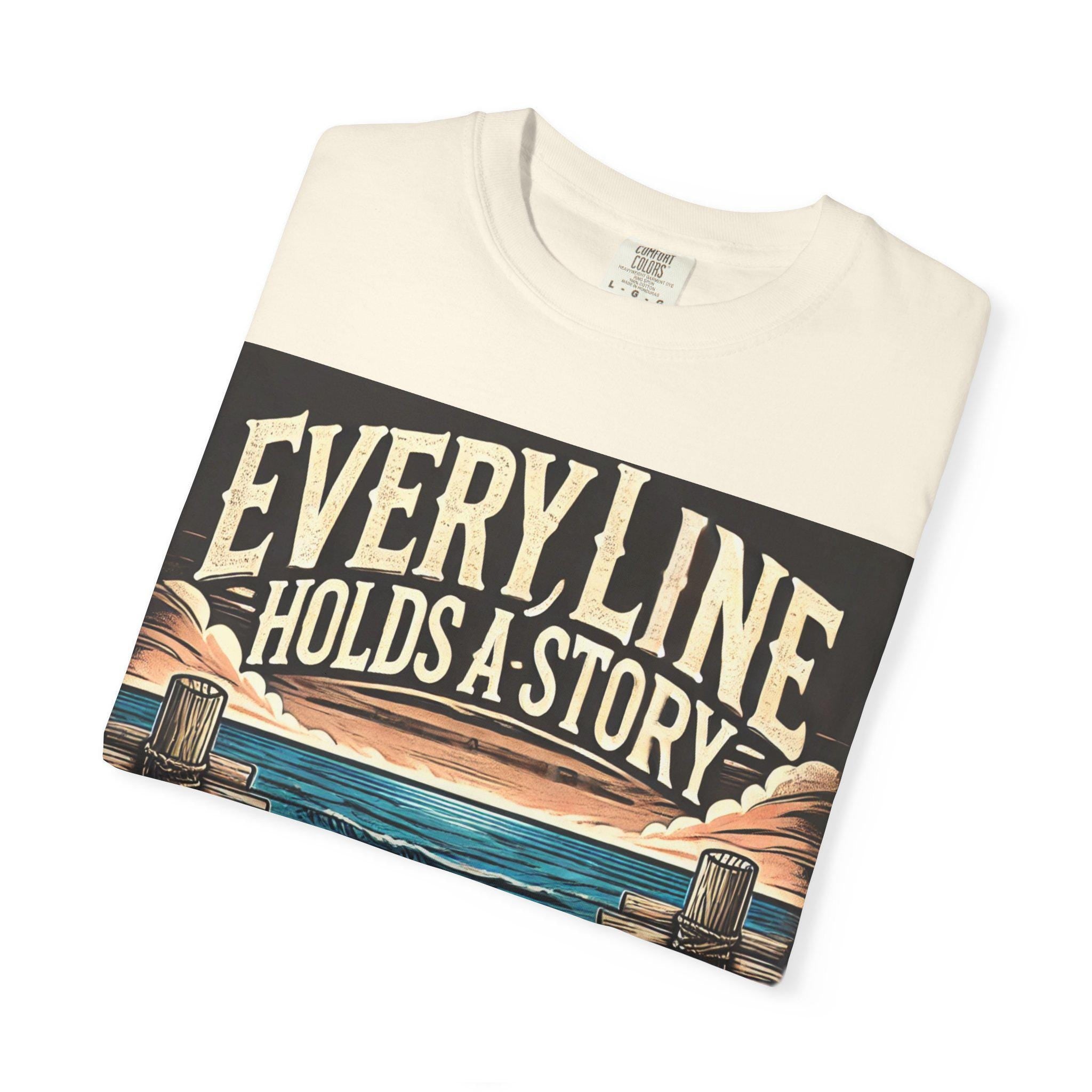 Nature Art Story Tee T-shirt | Garment-Dyed Cotton, Casual Wear