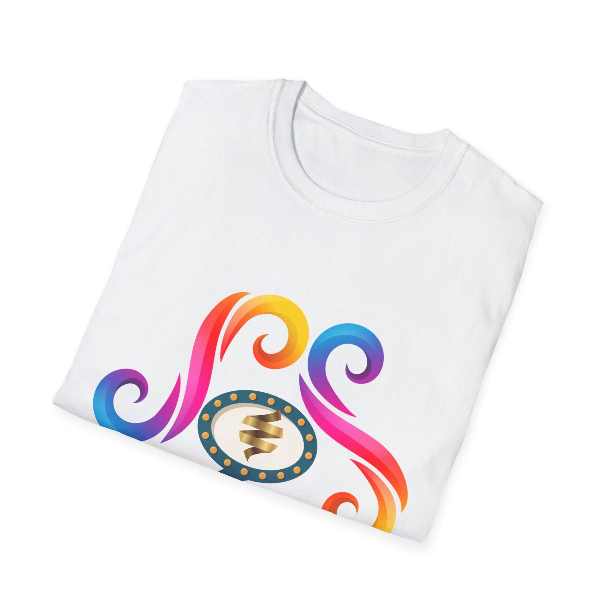Vibrant Color Splash T-Shirt | Bold Graphic Cotton Tee
