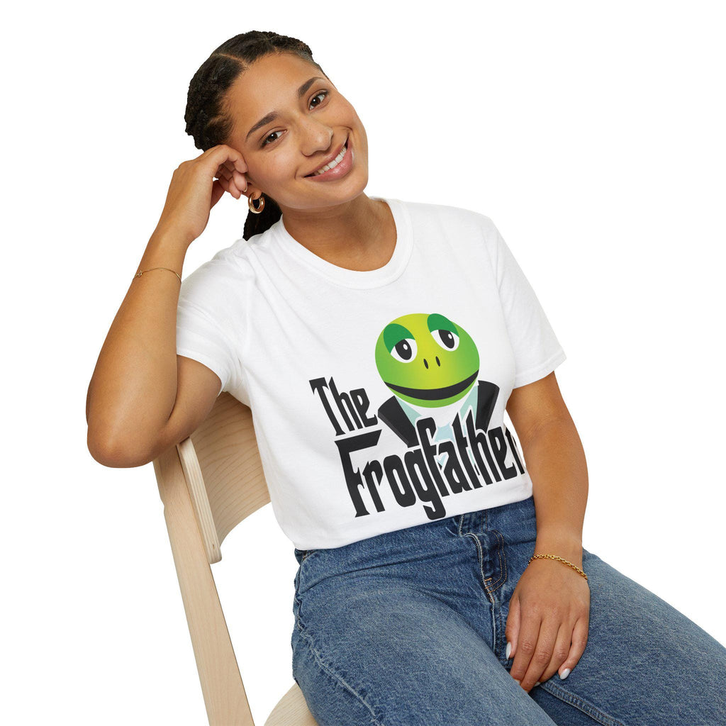 The Frogfather Shirt Funny Frog Graphic Tee Frog Lover Gift Unisex T-Shirt