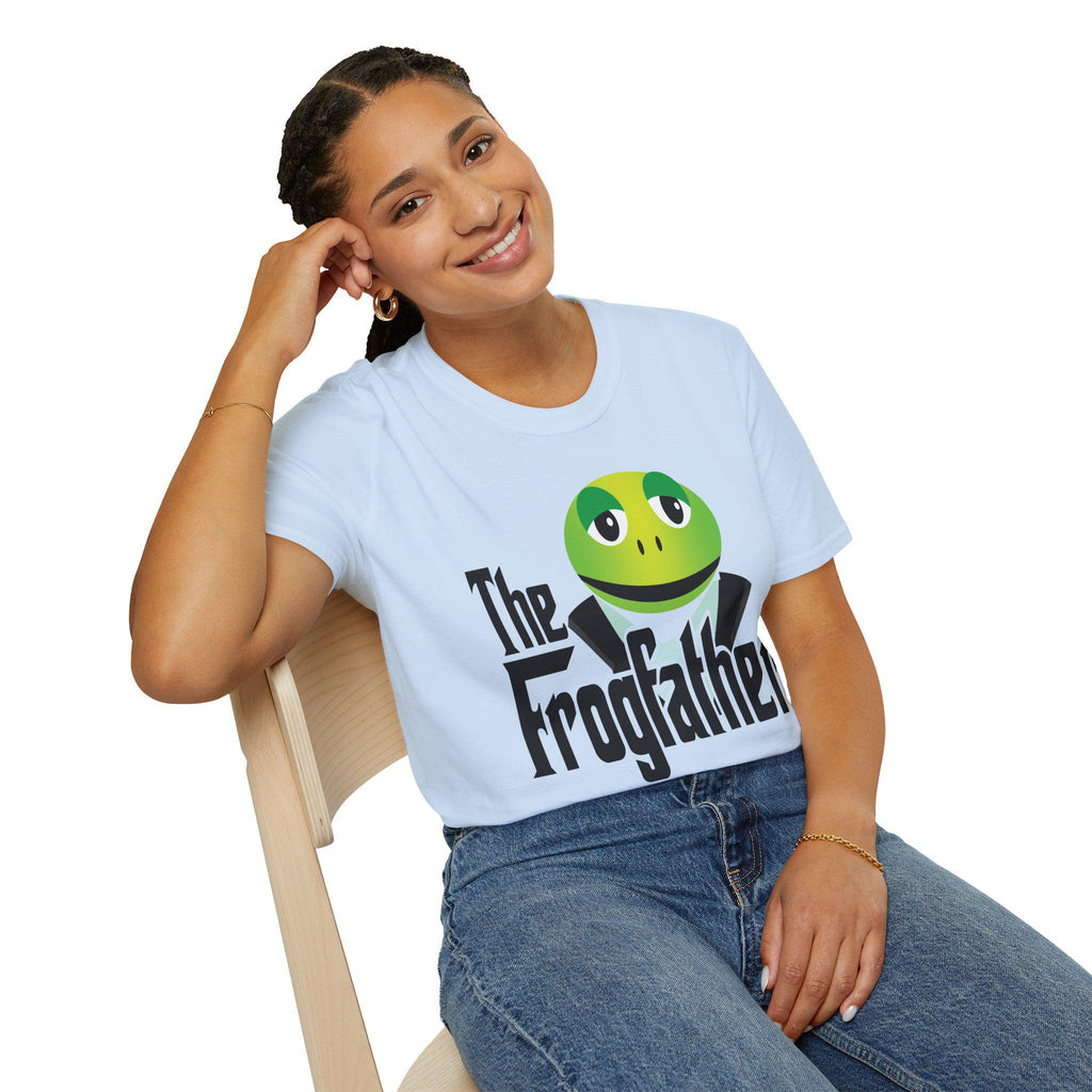 The Frogfather Shirt Funny Frog Graphic Tee Frog Lover Gift Unisex T-Shirt