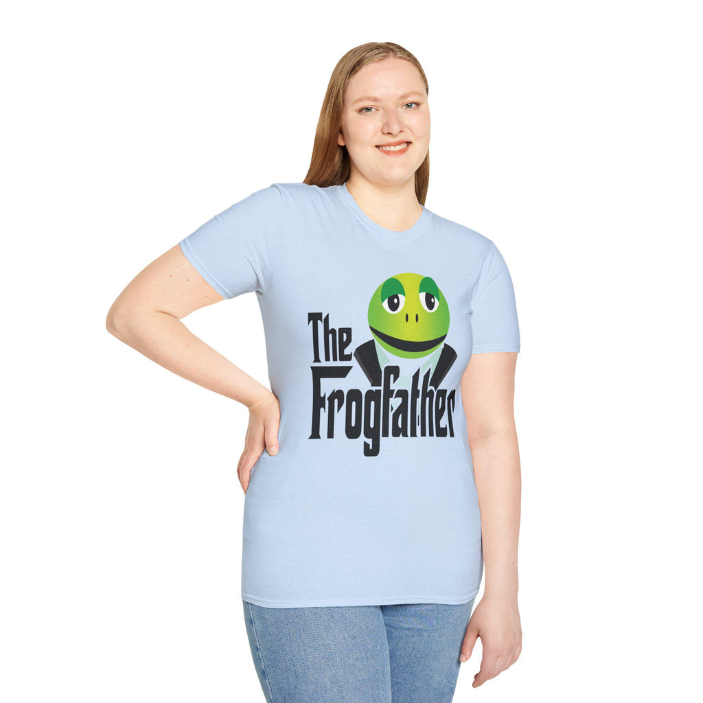The Frogfather Shirt Funny Frog Graphic Tee Frog Lover Gift Unisex T-Shirt