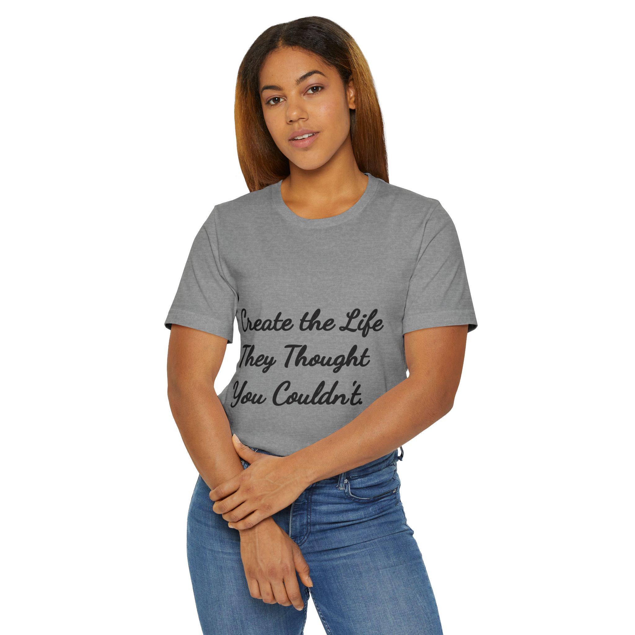 Keep Building hand-lettered tee T-Shirt | motivational typography