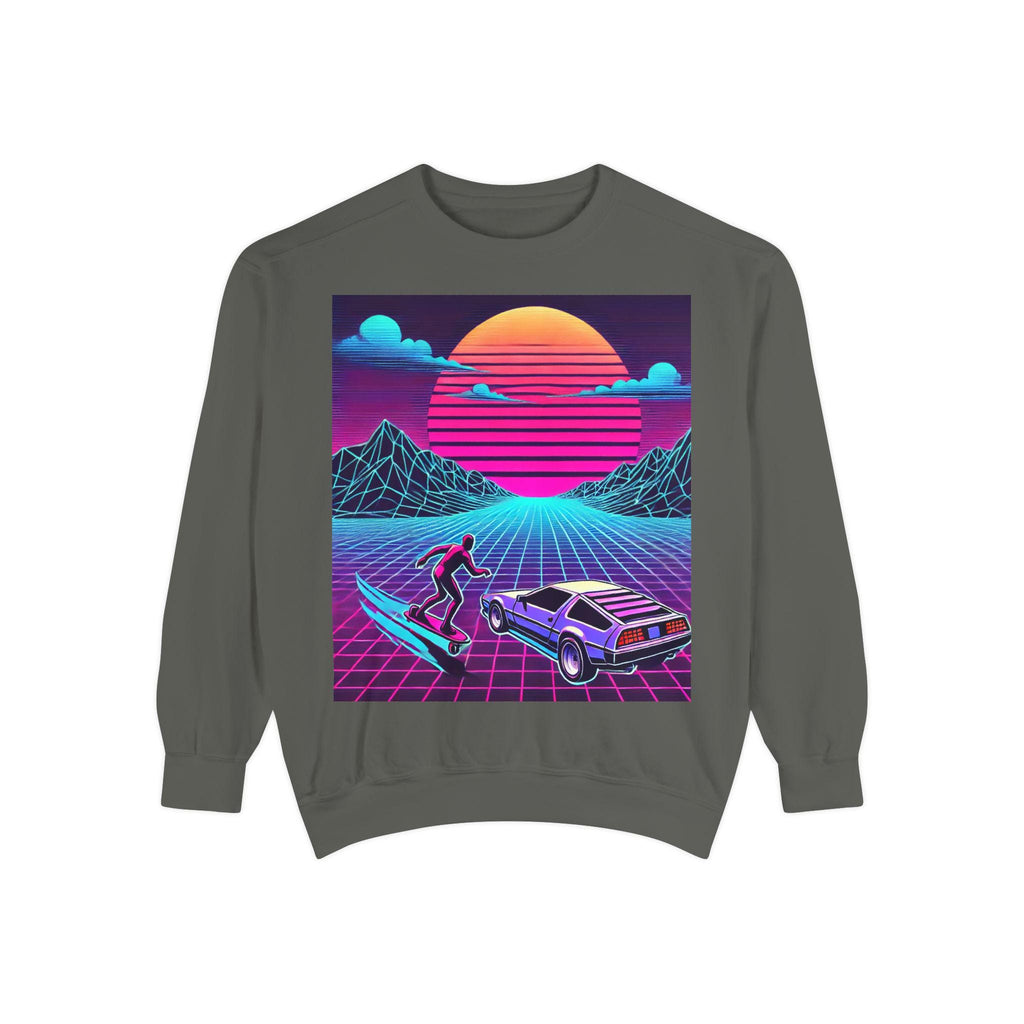 Vintage Worn-In Graphic Sweatshirt | Garment-Dyed, Embroidered or Printed Chest