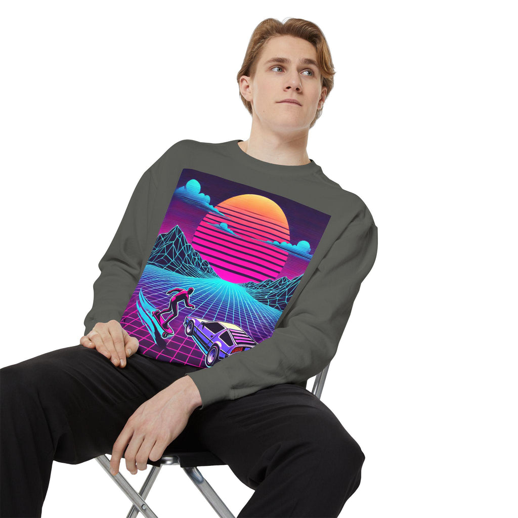 Vintage Worn-In Graphic Sweatshirt | Garment-Dyed, Embroidered or Printed Chest