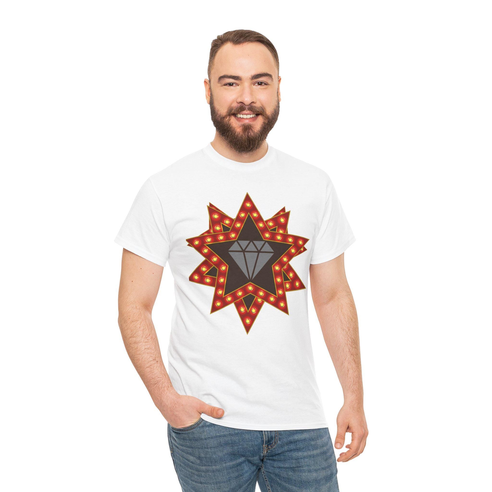 Vibrant Starburst Graphic Tee | Colorful Unisex T-Shirt