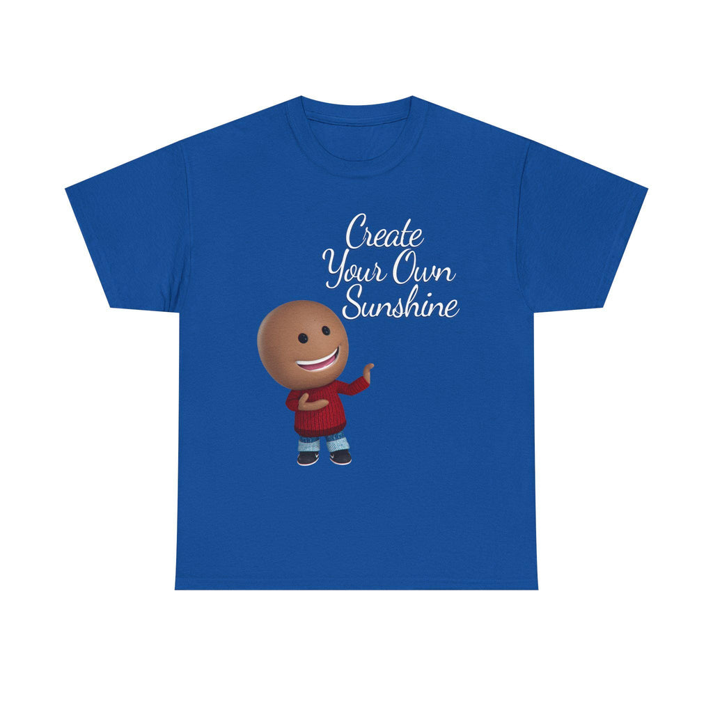 Create Your Sunshine Shirt, Positive Graphic Tee, Hand-Lettered Unisex, Minimalist Style