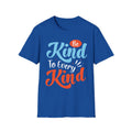 Unisex Softstyle Tee with Kindness Message, Eco-Friendly Casual Cotton Everyday Wear
