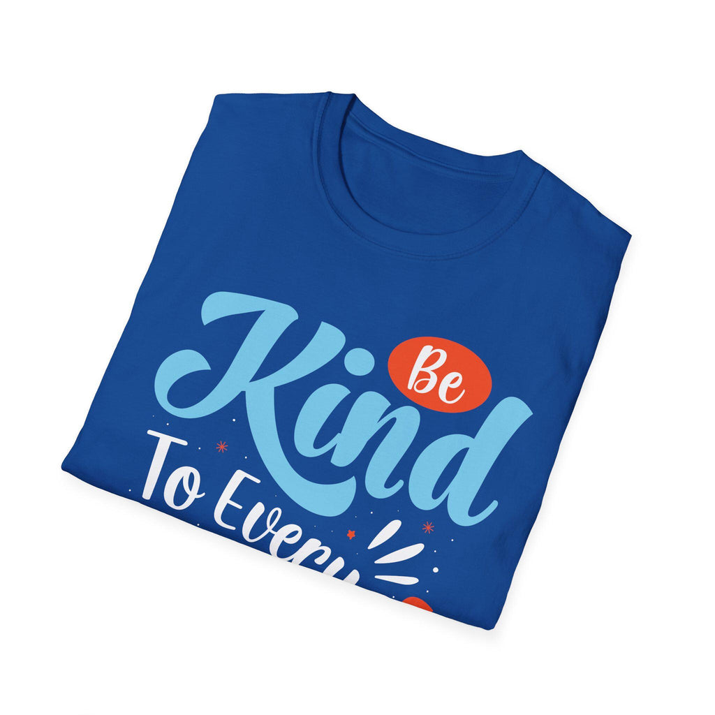 Unisex Softstyle Tee with Kindness Message, Eco-Friendly Casual Cotton Everyday Wear
